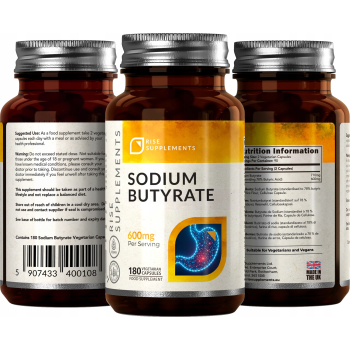 Maślan Sodu (Kwas Masłowy) 180 Kapsułek po 770mg w porcji