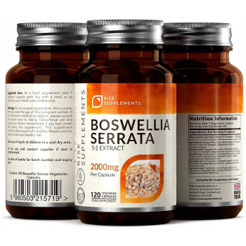 Boswellia Serrata (Kadzidłowiec) 120 kapsułek po 2000mg - Rise Supplements