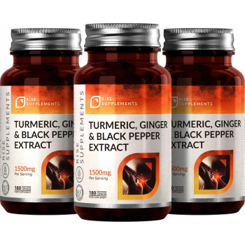 Ekstrakt z kurkumy, imbiru i Czarnego pieprzu 180 Kapsułek po 750mg